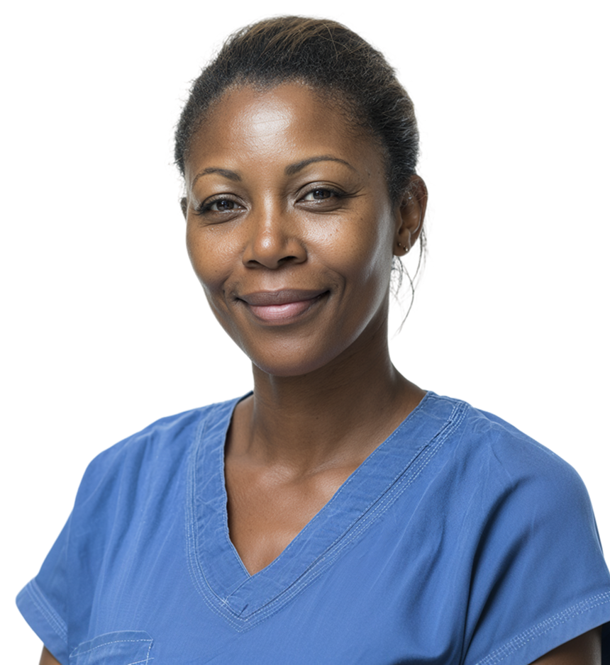 Femme souriante représentant le soutien et la gentillesse